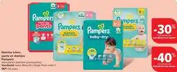 Carrefour Gamma luiers, pants en doekjes Pampers aanbieding