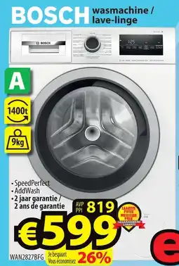 ElectroStock BOSCH warminchine/ lave-linge aanbieding