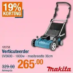 Cevo Verticuteerder UV3600 aanbieding