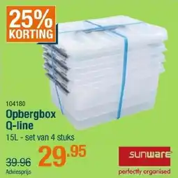 Cevo Opbergbox Q-line aanbieding