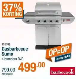 Cevo Gasbarbecue Sumo aanbieding