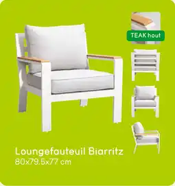 Leen Bakker Loungefauteuil Biarritz aanbieding