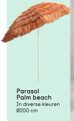 Leen Bakker Parasol Palm beach aanbieding