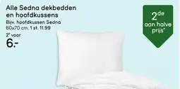 Leen Bakker Hoofdkussen sedna aanbieding