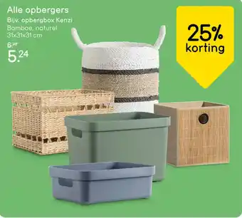 Leen Bakker Alle opbergers aanbieding