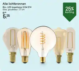 Leen Bakker Alle lichtbronnen aanbieding