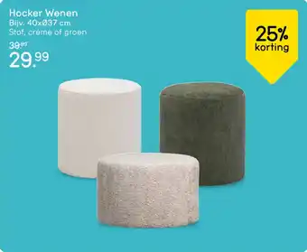 Leen Bakker Hocker Wenen aanbieding