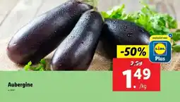 Lidl Aubergine aanbieding