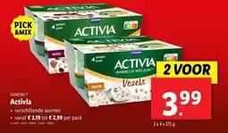 Lidl Danone activia aanbieding