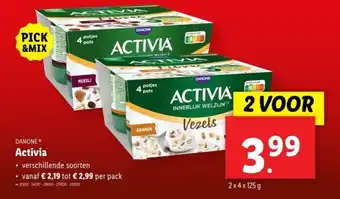 Lidl Danone activia aanbieding