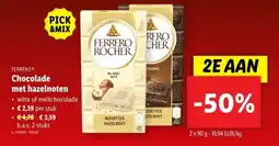 Lidl Ferrero chocolade met hazelnoten aanbieding