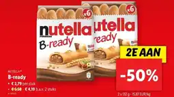 Lidl Nutella B-ready aanbieding