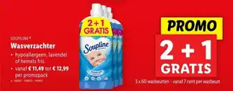 Lidl Soupline wasverzachter aanbieding