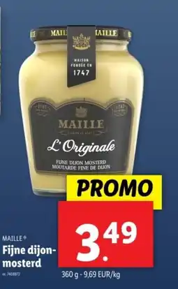 Lidl Maille Fijne dijon mosterd aanbieding