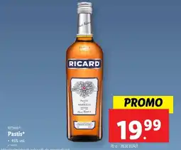 Lidl Ricard pastis aanbieding