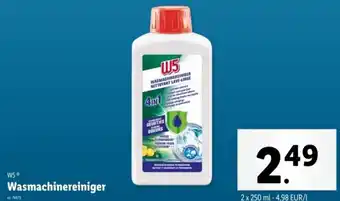 Lidl W5 wasmachinereiniger aanbieding