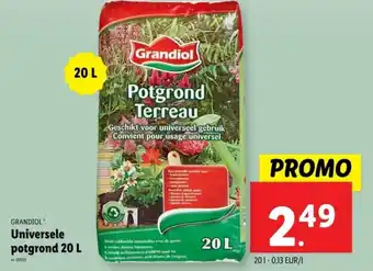 Lidl Grandiol Universele potgrond aanbieding