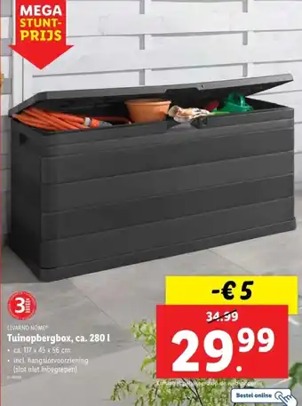 Lidl Livarno home tuinopbergbox, aanbieding