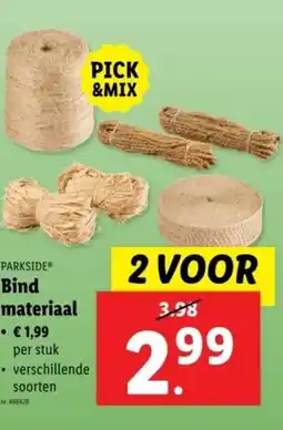 Lidl PARKSIDE Bind materiaal aanbieding