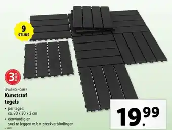 Lidl Livarno home kunststof tegels aanbieding