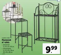 Lidl LIVARNO HOME Plantenrek of -tafels aanbieding