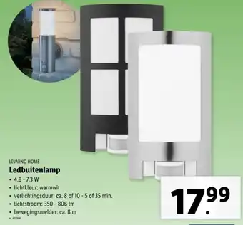 Lidl Livarno home ledbuitenlamp aanbieding