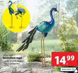 Lidl Livarno home decoratieve vogel aanbieding