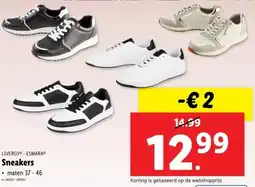 Lidl Livergy  - esmara sneaker aanbieding