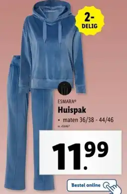 Lidl Esmara huispak aanbieding