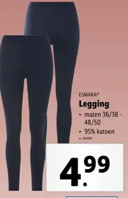 Lidl Esmara legging aanbieding