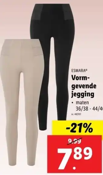 Lidl Esmara vorm- gevende jegging aanbieding