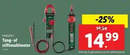 Lidl Parkside tang-of stiftmultimeter aanbieding