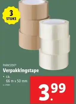 Lidl Parksid verpakkingstape aanbieding