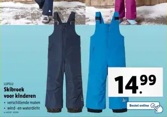 Lidl Lupilu skibroek voor kinderen aanbieding