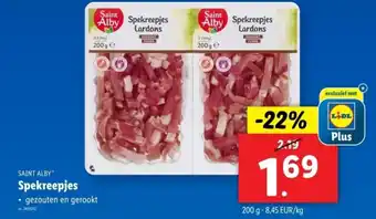 Lidl Saint alby spekreepjes aanbieding