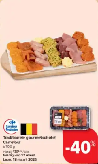 Carrefour Market Traditionele gourmet schotel carrefour aanbieding