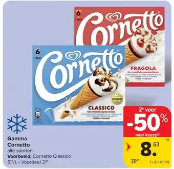 Carrefour Gamma Cornetto aanbieding