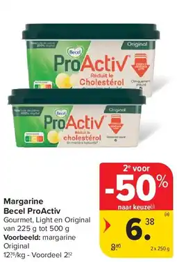 Carrefour Margarine Becel ProActiv aanbieding