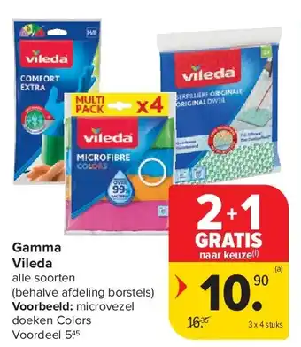 Carrefour Gamma Vileda aanbieding