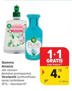 Carrefour Gamma Airwick aanbieding