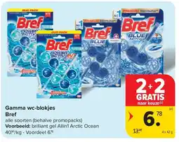 Carrefour Gamma wc-blokjes Bref aanbieding