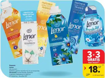 Carrefour Gamma Lenor aanbieding