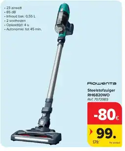 Carrefour Steelstofzuiger RH6820WO aanbieding