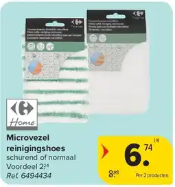 Carrefour Microvezel reinigingshoes aanbieding