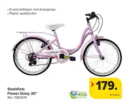 Carrefour Stadsfiets Flower Daisy 20’’ aanbieding