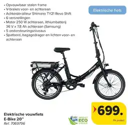 Carrefour Elektrische vouwfiets E-Bike 20’’ aanbieding