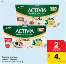 Carrefour Market Gamma yoghurt Activia Danone aanbieding