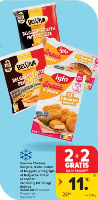 Carrefour Market Iglo of Belvivavan 600 g tot 1,6 kg) Belviva aanbieding