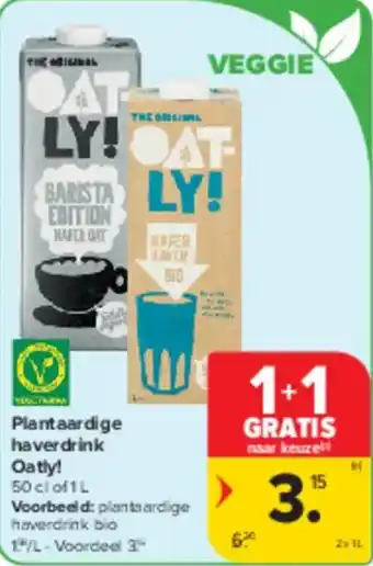 Carrefour Market Plantaardige haver drink Oatly! aanbieding