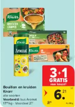 Carrefour Market Bouillon en kruiden Knorr aanbieding